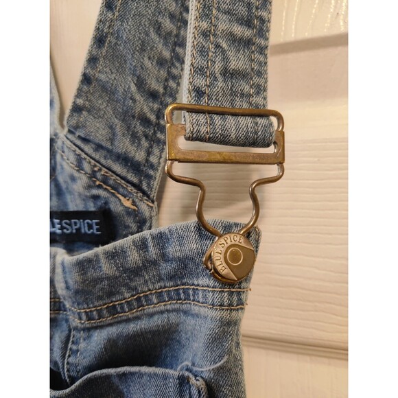 Blue Spice Distressed denim overalls Size 7 - Picture 10 of 16